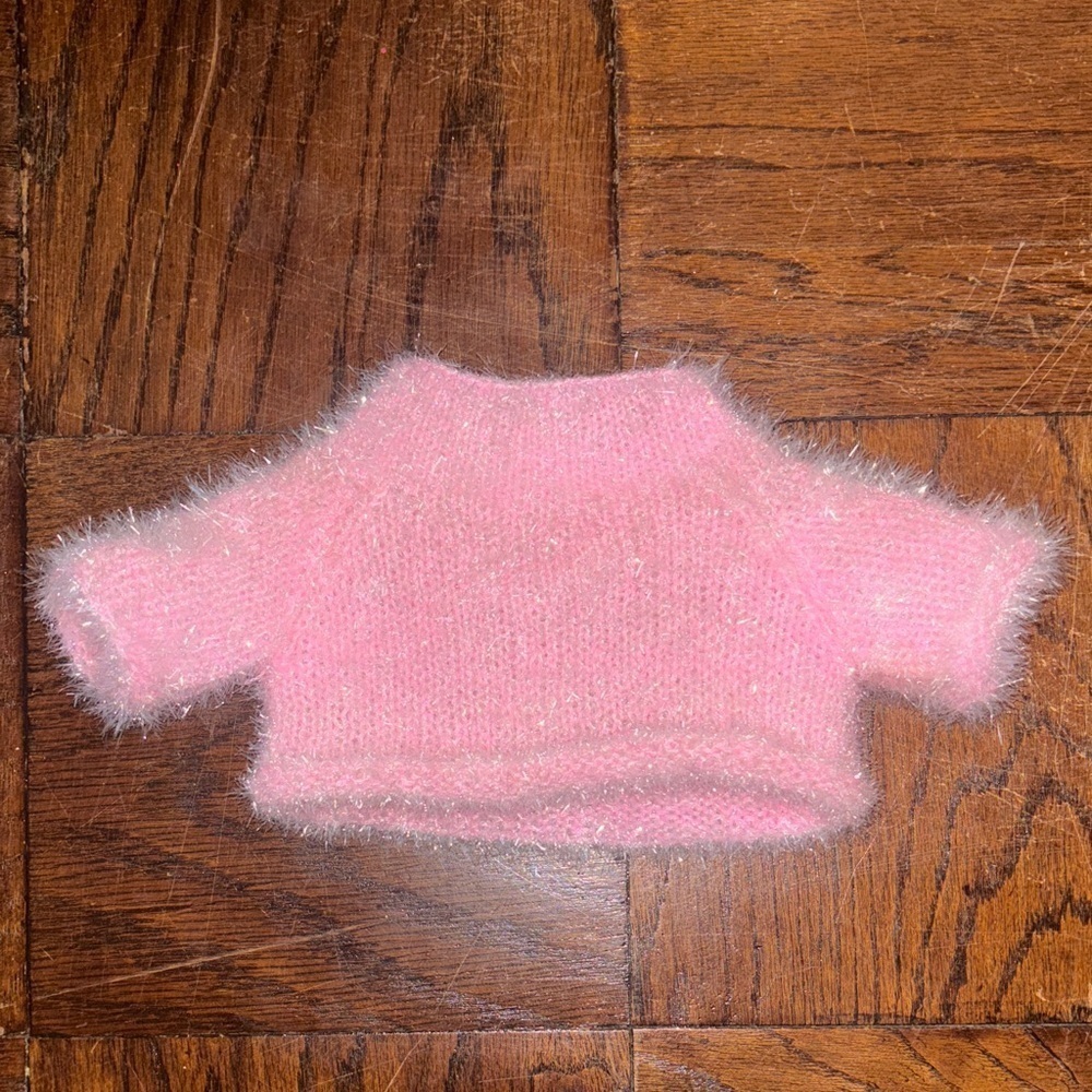 Vintage build a bear pink sweater
